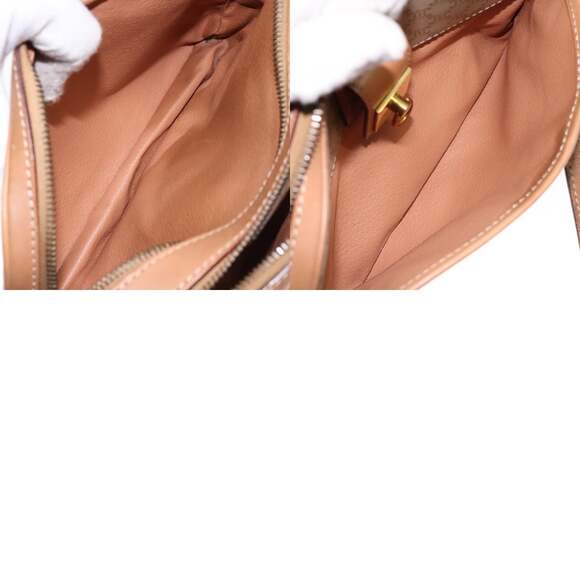 CELINE Macadam Canvas Shoulder Bag Pvc Beige Gold - Picture 13 of 13